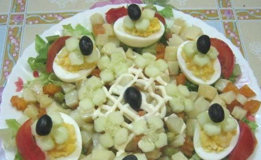 TounsiaNet : salade tunisienne de légume"slata masmouta"
