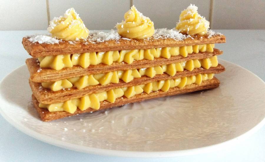 TounsiaNet : Mille-feuille citron gingembre