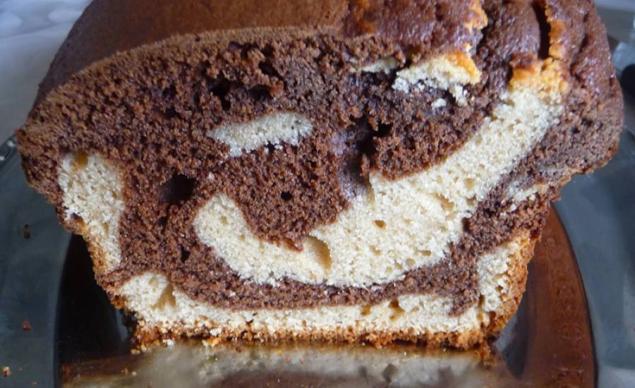 TounsiaNet : Gâteau marbré au cacahuète et au chocolat