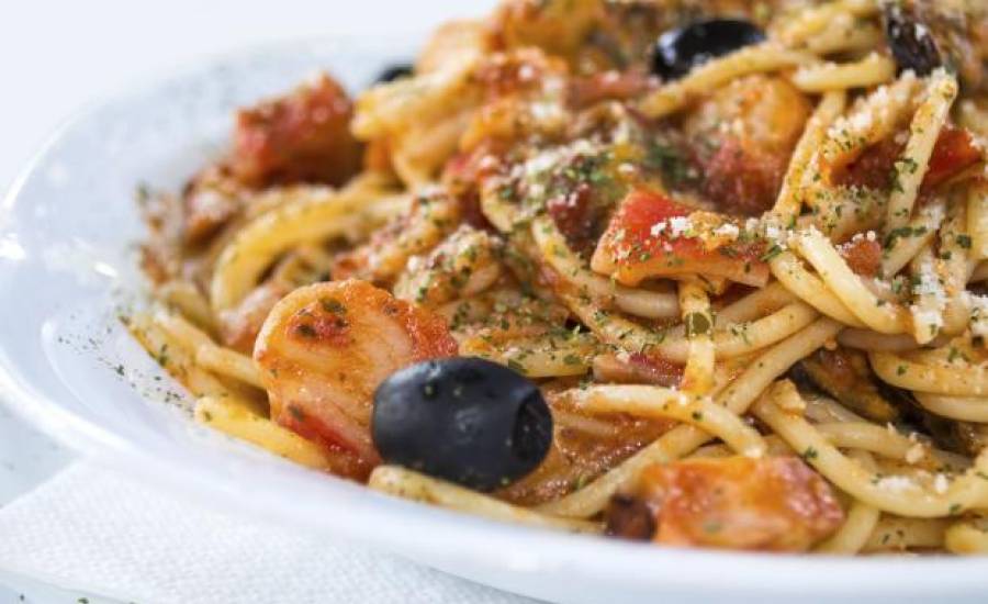 TounsiaNet : Spaghetti aux crevettes