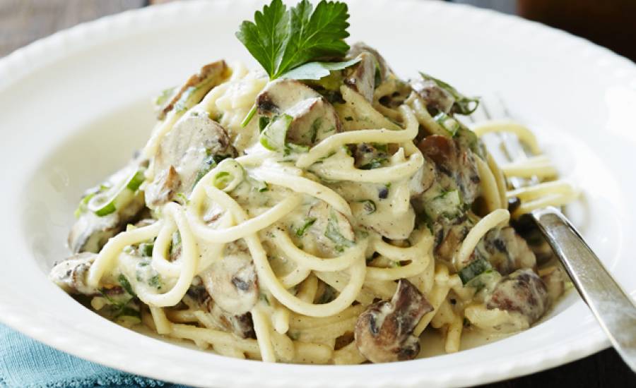 TounsiaNet : Spaghetti aux champignons facile