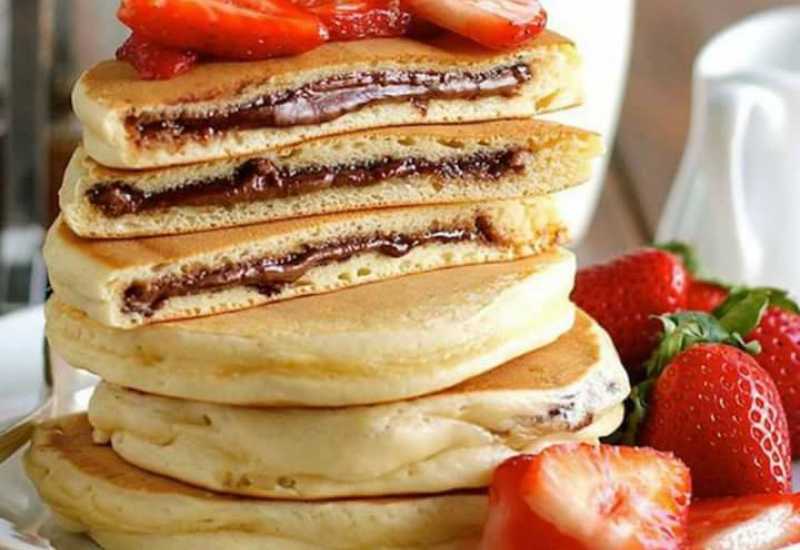 tounsia.Net : Pancakes choco-fraises